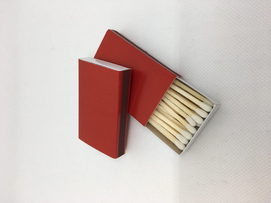 Plain Red Matchbox